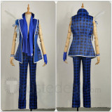 B-Project MOONS Nome Tatsuhiro Blue Idol Cosplay Costume