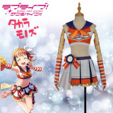 LoveLive Sunshine Aqours Yoshiko Ruby Chika Dia Riko Kanan Hanamaru You Mari Cheerleaders Cosplay Costumes