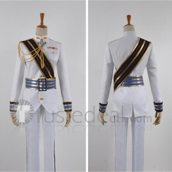 Free Iwatobi Swim Club Haruka Nanase Rin Makoto Military Uniform Cosplay Costume