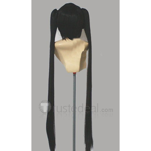 D.Gray Man Lenalee Lee Long Black Ponytails Cosplay Wig