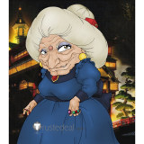 Spirited Away Yubaba Grandma Blue Cosplay Costume