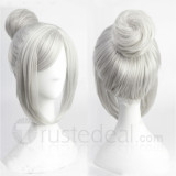 Prison School Shiraki Meiko Silver White Cosplay Wig