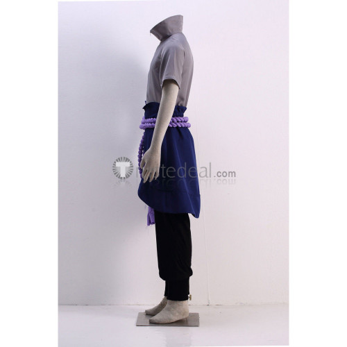 Naruto Shippuden Sasuke Uchiha 4th Cosplay Costume2