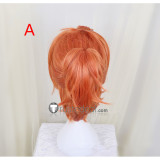 Tsukiuta Procellarum Haduki You Orange Cosplay Wig