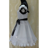 K-On! Nakano Azusa White Black Dress Cosplay Costume