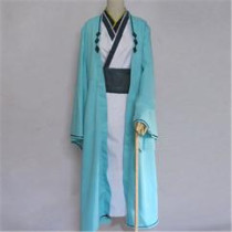Vocaloid Luotianyi Spring and Autumn Sword Blue Cosplay Costume