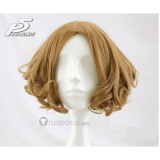 Persona 5 Haru Okumura Orange Brown Cosplay Wigs Two Versions