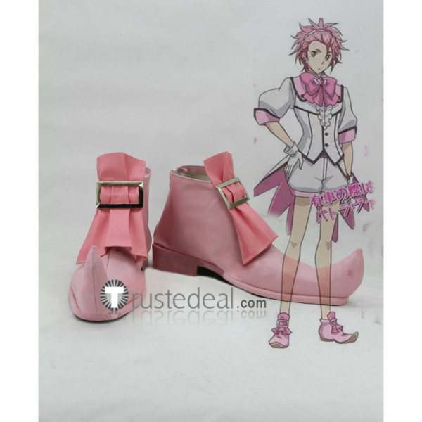 Binan Koukou Chikyuu Bouei Bu Love Battle Lover Vesta Ryuu Zaou Cosplay Boots Shoes