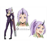 That Time I Got Reincarnated as a Slime Shion Purple Ponytail Styled Cosplay Wig