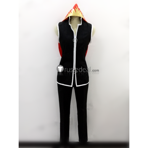 Food Wars Shokugeki no Soma Kurokiba Ryou Black Cosplay Costume