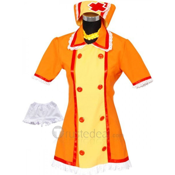 Vocaloid Kagaine Rin Love Ward Nurse Cosplay Costume