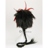 Seraph of the End Owari no Serafu Crowley Eusford Red Black Braid Cosplay Wig