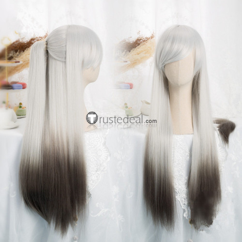 Onmyoji Hangan Hell’s Judge Silver Grey Cosplay Wig