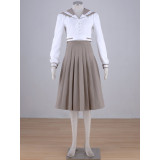 Sailor Moon Sailor Jupiter Makoto Kino School Uniform Cosplay Costume