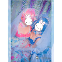 Re Zero Starting Life In Another World Twins Rem Ram Wedding Dress Cosplay Costume