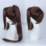 The King of Fighters KOF Mai Shiranui Black Brown Ponytail Cosplay Wig