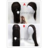 Assassin's Creed RatonhnhakE:ton Connor Kenway Brown Styled Cosplay Wig