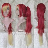 Ao no Exorcist Shura Kirigakure Red Ponytail Cosplay Wig