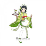 Sword Art Online SAO/ALO Asuna Suguha Yuuki Silica Maid Cosplay Costume