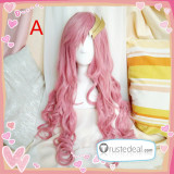 Mobile Suit Gundam Seed Princess Lacus Clyne Pink Cosplay Wigs