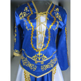 League of Legends Queen Ashe Blue Dress Cosplay Costume