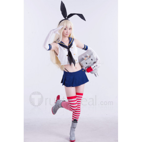 Kantai Collection Shimakaze Cosplay Costume