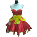 Fairy Tail Meredy Red and Blue Cosplay Costume