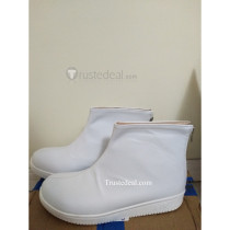 Devilman Crybaby Ryo Asuka White Cosplay Shoes Boots