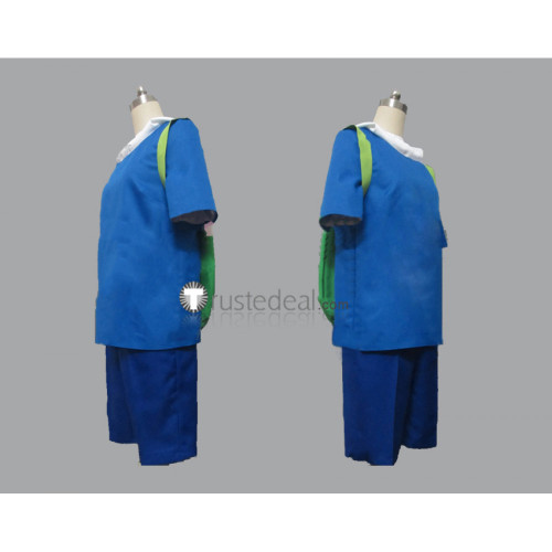 Adventure Time Finn the Human Blue Cosplay Costume