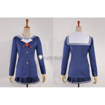 Saenai Heroine no Sodatekata Utaha Kasumigaoka Blue Uniform Cosplay Costume