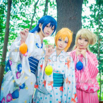Love Live SR Unawakening Nozomi Kotori Umi Maki Hanayo Eli Kimono Hakama Cosplay Costume