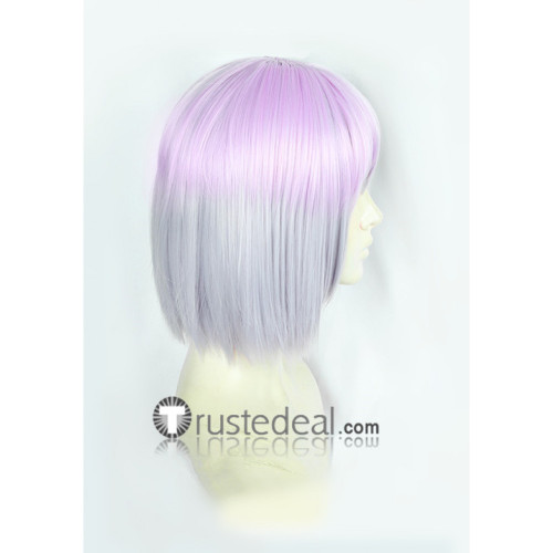 SSSS.Gridman Akane Shinjo Light Purple Silver Gradient Cosplay Wig