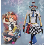 Love Live Cafe Maid Idolized Umi Nozomi Kotori Nico Hanayo Eli Honoka Maki Cosplay Costume Nine Girls