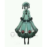 Pokemon Bronzong Girl Gijinka Green Suit Cosplay Costume