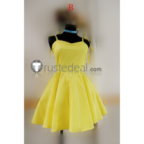 Neon Genesis Evangelion Asuka Yellow Cosplay Costume