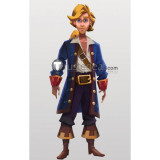 Commission Monkey Island Guybrush Ulysses Threepwood Pirate Blue Cosplay Costume
