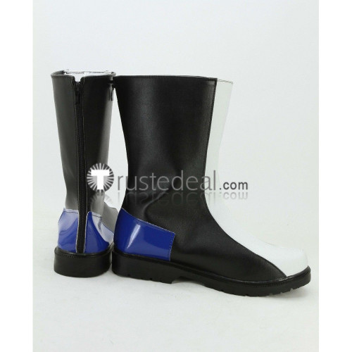 Mobile Suit Gundam Seed Kira Yamato Black White Cosplay Shoes Boots