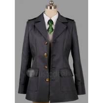 Strike Witches Lynette Bishop Grey Cosplay Costume