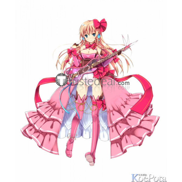 Million Arthur Utahime Pink Cosplay Shoes Boots