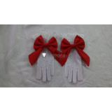Cardcaptor Sakura Red White Battle Uniform Cosplay Costume