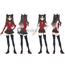 Fate Extra Tosaka Rin Cosplay Shoes Boots