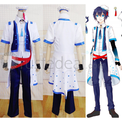 Vocaloid Zhiyu Moke White Cosplay Costume