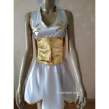 League of Legends LOL Freljord Ashe White Cosplay Costume