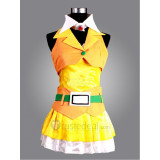 Vocaloid GUMI Yellow And Orange Cosplay Costume