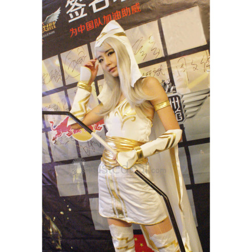 League of Legends Ashe White Cosplay Wig