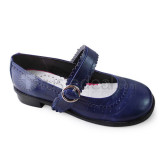 Wine Red Flats Lolita Shoes