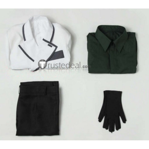 Tokyo Ghoul Re  Season 3 Kuki Urie Quinx CCG Uniform White Cosplay Costume