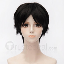 Your Lie in April Shigatsu wa Kimi no Uso Kousei Arima Black Cosplay Wig