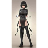 One Punch Man Fubuki Black Cosplay Shoes Boots