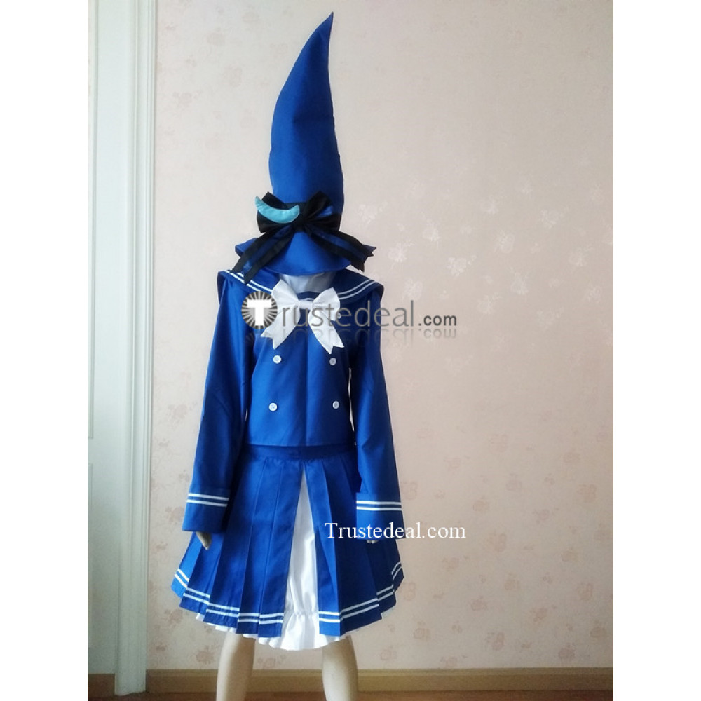 blue dress for baby girl Long Hooded Cotton Witch Dress – Mystic Closets